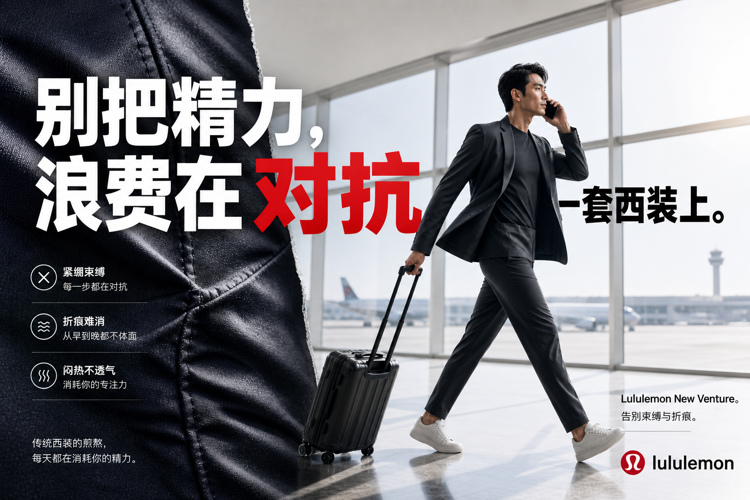 Lululemon 机场广告